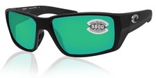 Costa Del Mar sunglasses Fantail Pro Black Green Mirror 580 Glass Lens NEW