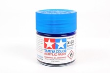 TAM81023 Tamiya Acrylic X-23 Gloss Clear Blue 23ml