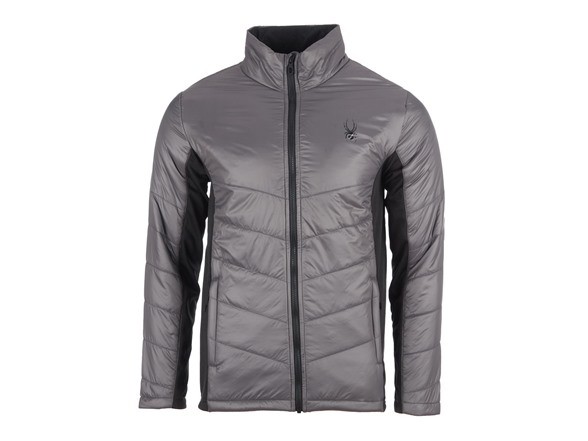 МУЖСКАЯ ГИБРИДНАЯ КУРТКА-НЕВИДИМКА SPYDER SPFGM133 НА МОЛНИИ - POLAR - БОЛЬШОГО РАЗМЕРА