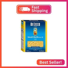De Cecco Semolina Pasta, Small Shells No.52, 1 Pound (Pack of 5)