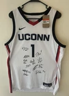 2025-26 UCONN Huskies Men’s Basketball TEAM Signed Jersey Autograph COA