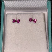 14k Solid Earring Bow Studs