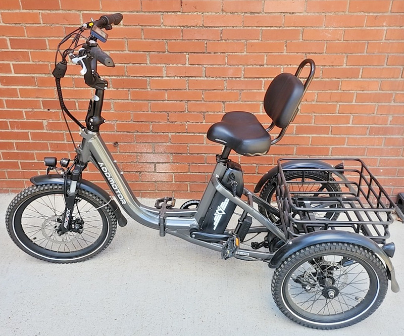 NEW Addmotor CityTri E-310 Folding Electric Tricycle 750W Motor UL2849 certified