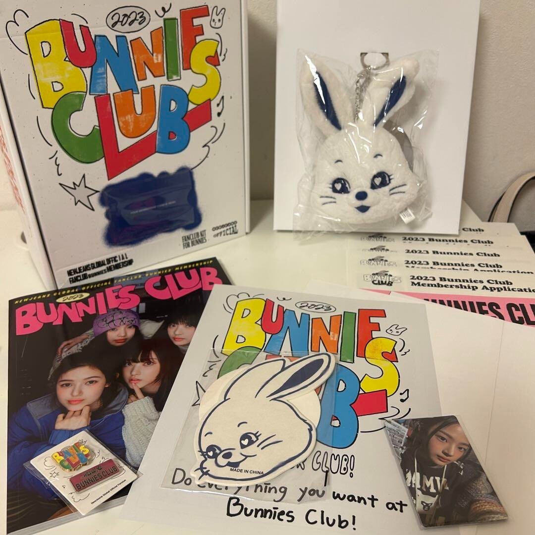 NewJeans BUNNIES CLUB FAN MEMBER SHIP KIT Phase1 2023