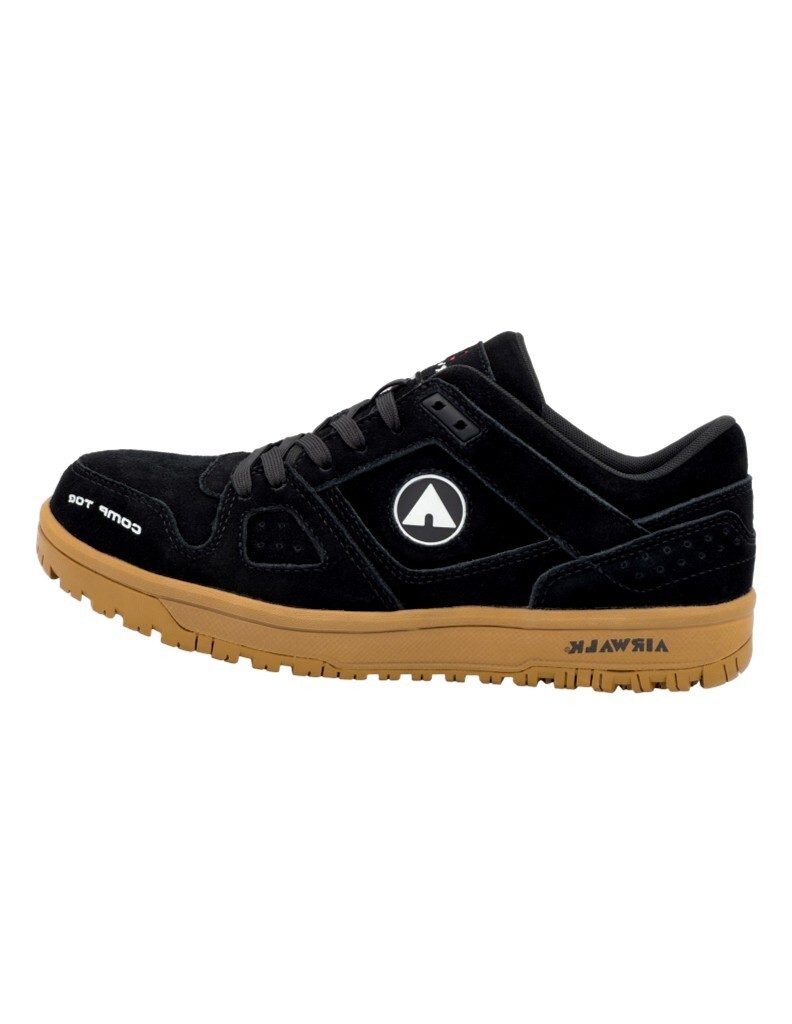 Airwalk Work Shoes Mens Mongo CT Electrical Hazard Black 6300