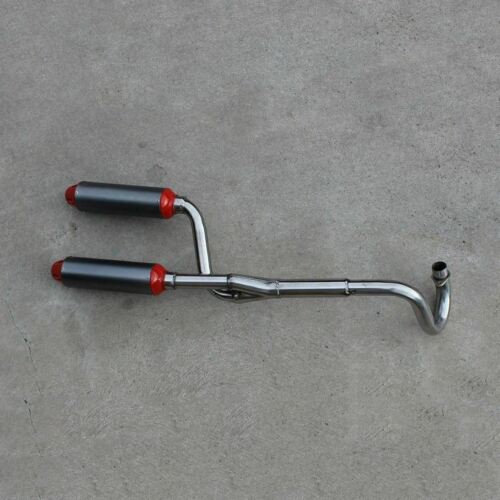 BIGBORE TWIN Exhaust Pipe Mufflers 125cc 140 150cc 160cc PIT PRO TRAIL DIRT BIKE - Picture 5 of 10