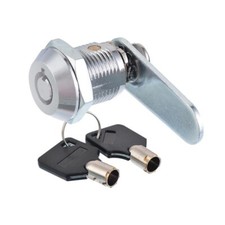 Cylinder Locks Door Cabinet Mailbox Padlock Drawer Cupboard Box Lock With 2 Keys