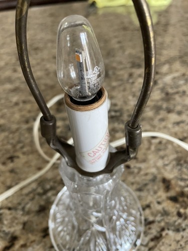 Crystal Boudoir Bedside Electric Lamp - Picture 11 of 13