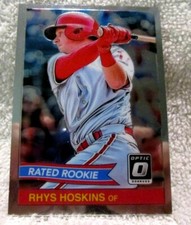 RHYS HOSKINS RC 2018 PANINI OPTIC O RATED ROOKIE CARD#RR8!PHILLIES 1B RC FUTURE