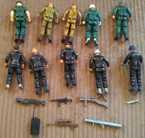1982 Remco DC Comics Sgt. Rock 3 3/4" Action Figure Lot Bad Guys Shark Vintage - Picture 6 of 11