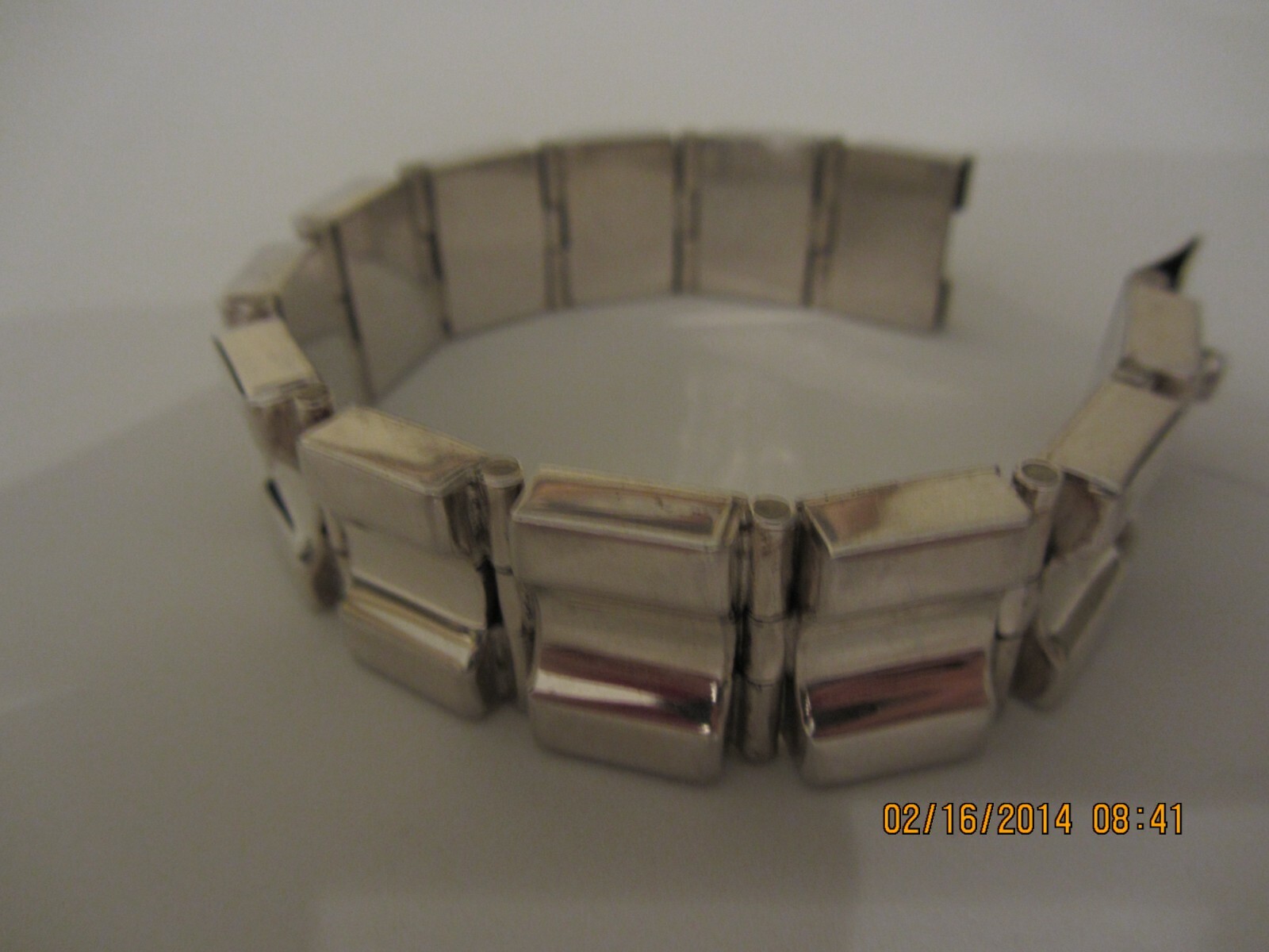 SOLID STERLING SILVER.925, VERY ELEGANT BRACELET - image 11