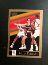 Rookie 1990 DRAZEN PETROVIC SkyBox # 237  Basketball Card. Made in USA. rookie card picture