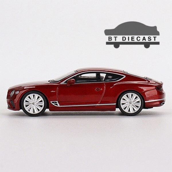 TSM MINI GT BENTLEY CONTINENTAL GT SPEED 2022 1/64 DIECAST CAR RED