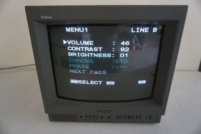 SONY TRINITRON MODEL PVM-14N5U VIDEO MONITOR - RETRO GAMING (SIS9