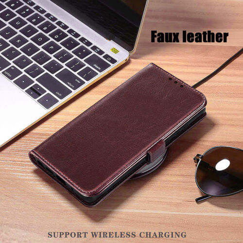 Custodia in pelle per Samsung Galaxy S22 Ultra 5G portafoglio card cover/vetro temperato - Foto 24 di 24