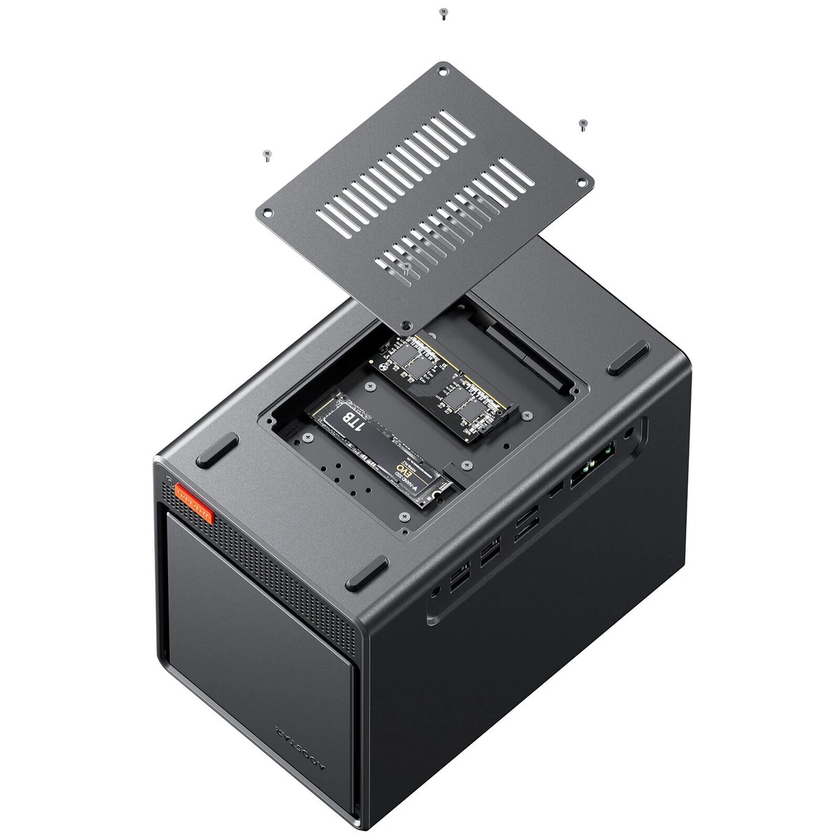 AOOSTAR WTR Pro Mini PC AMD Ryzen 5825U SSD NAS 4-Bay