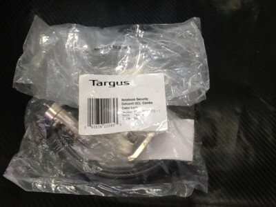 Targus Notebook Security Defcon SCL Combo Cable Lock Model PA41OS-1