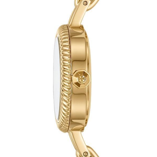 TORY BURCH TBW4029 Womens Reva Gold-Tone Stainless Steel TORY BURCH TBW4029 Womens Reva Gold-Tone Stainless Steel