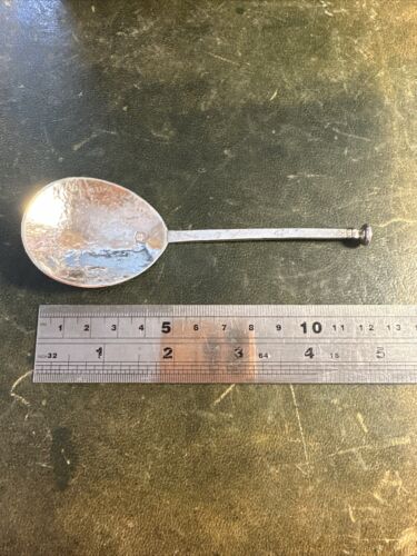 Replica C16th Hallmarked Sterling Silver Tudor Seal Spoon Apostle Arts & Crafts - Picture 19 of 19