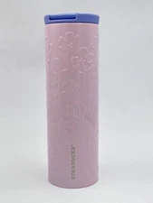 2023 Starbucks Japan SAKURA Embossed Stainless Steel Tumbler Cherry Blossom Pink