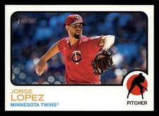 Jorge Lopez 2022 Topps Heritage #681 Minnesota Twins Buy10get5FREE