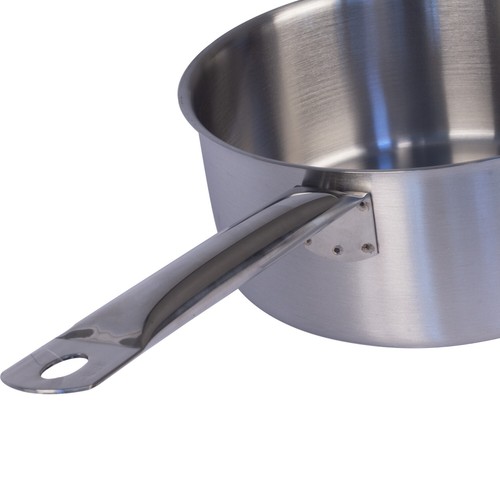 Cacerola de acero inoxidable, cocina casera o restaurante, apta para lavavajillas, caja fuerte para horno - Imagen 4 de 6