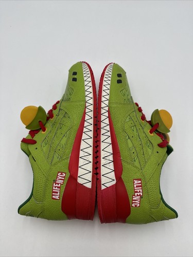 Asics Alife x Gel Lyte 3 Green Monster 2007 taglia 10,5 nuovo HJ72F - Foto 6 di 16