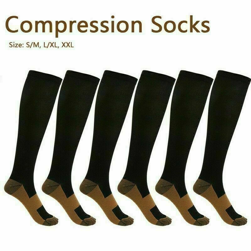 6 pairs compression socks women men 20 30mmhg graduated - Peru