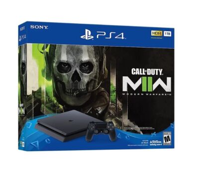 Open Box-Sony PlayStation 4 1TB Call of Duty Modern Warfare II Bundle - Black