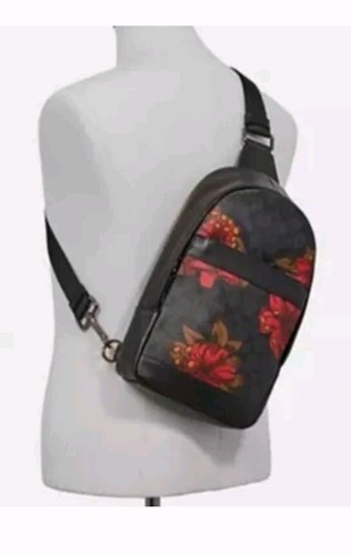 Coach Charles Hawaiian Lily Crossbody PVC Leder Signature Hibiskus F24726 - Bild 2 von 11