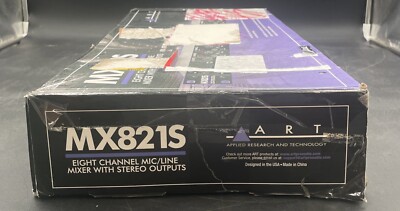 ART MX821S Rackmount Mic/Line Mixer (OPEN BOX)