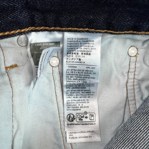 Levi's Premium Women 501 Original Fit High Rise Button Fly Jeans Blue NWT - Picture 12 of 13