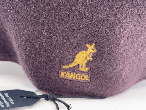 Gorra plana de lana Kangol 504, gorra plana para mujer talla pequeña, espresso, nueva - Imagen 12 de 12