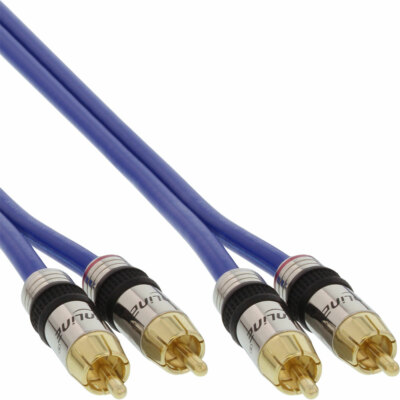 Cavo RCA FosPower 1.8M Maschio-maschio | Schermato Con Connettori Placcati Oro 24K Per Subwoofer - 2