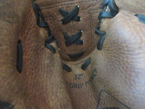 MacGregor Model BBCMPROX 32" Catchers Mitt Glove RHT Full Grain Leather Nice - Picture 5 of 7