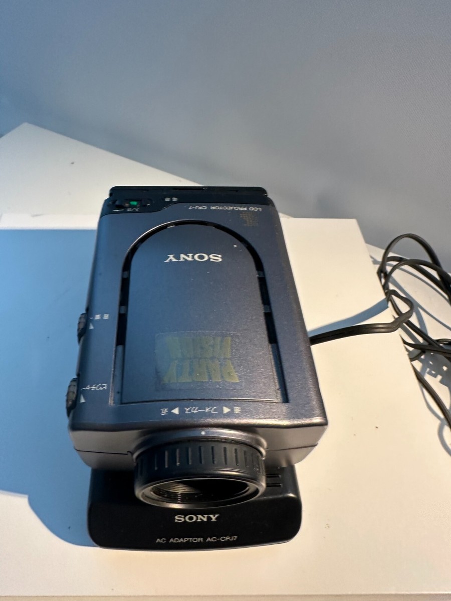 VINTAGE 1990'S Sony Small Projector Cpj-7 90 TESTED w/power VINTAGE 1990'S Sony Small Projector Cpj-7 90 TESTED w/power