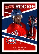 P.K. Subban 2010-11 Upper Deck Victory #228 Montreal Canadiens