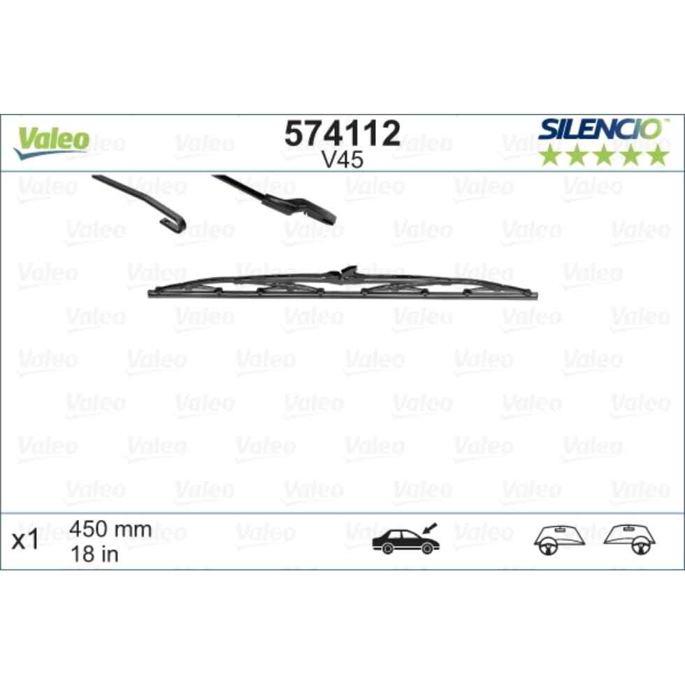 Wischblatt VALEO 574112 (5 Stk.) für BMW Alfa Romeo Ford Mercedes 