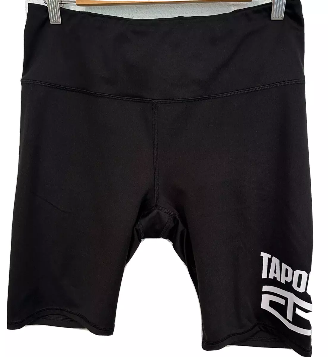 TapOut Athletic Workout Shorts Womens XL Black 10 Inseam Back