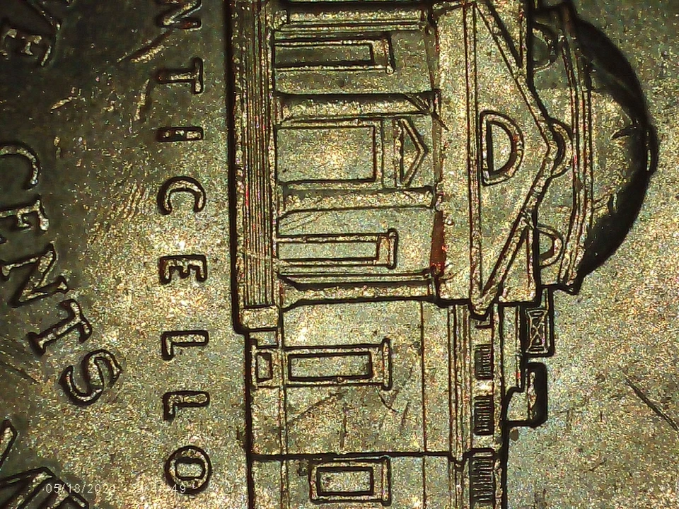 2014-P Jefferson Nickel 5FS Five full steps Die chip GEM 5c - Image 3 of 4