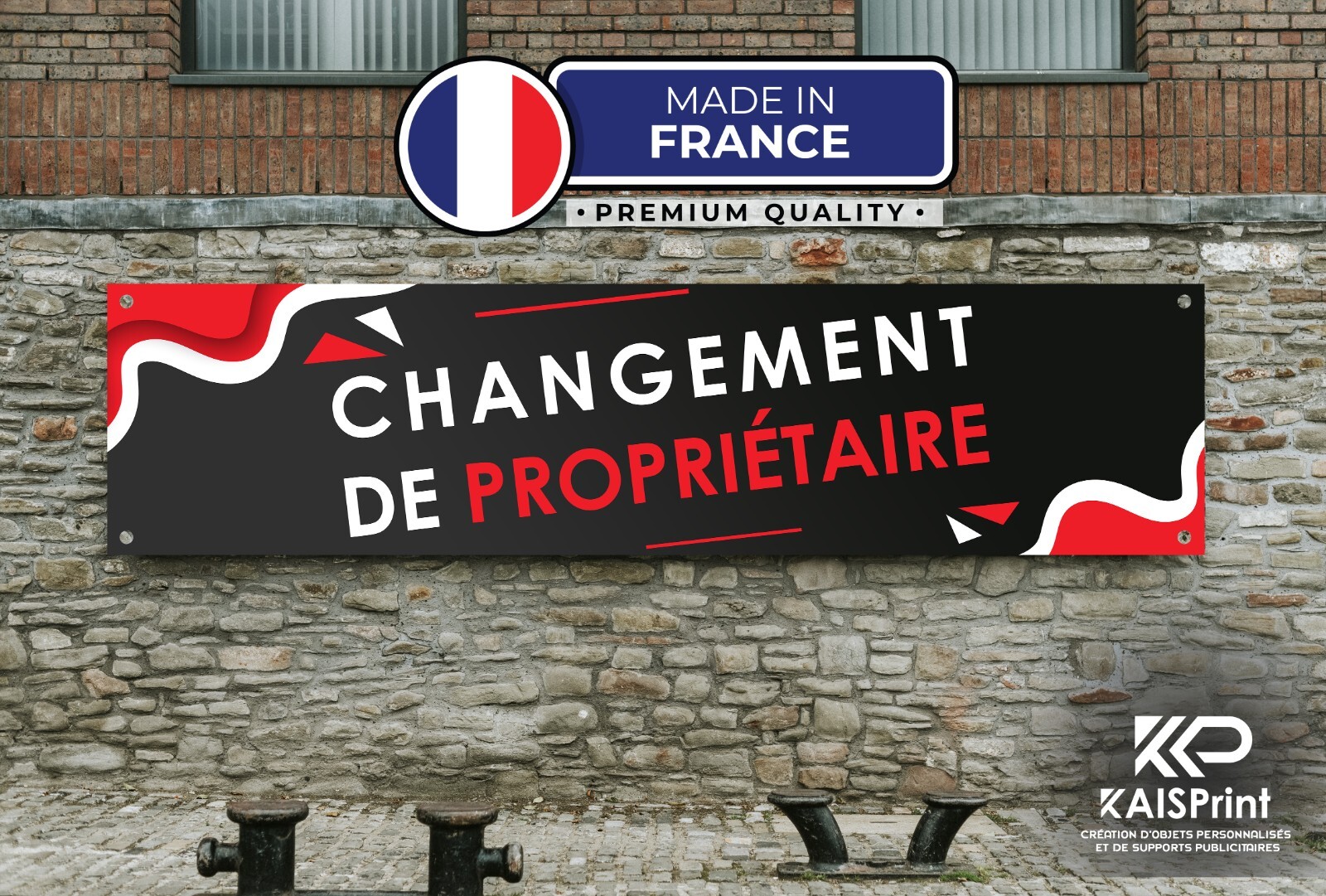 Bache de Changement de Propriétaire pour Atelier Mécanique et Signalétique Extérieure