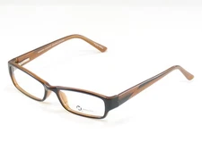 New Modern Eyeglasses Frame Concert Plastic Brown Caramel 53-18-135