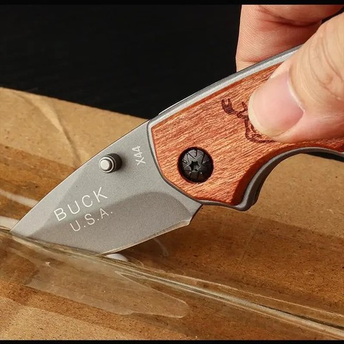 5-1/2" Folding Pocket Knife EDC Manual Open Bottle Opener Camping Outdoor X44 SS - Picture 6 of 8