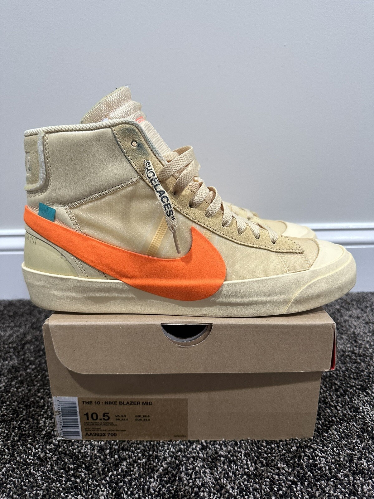 OFF WHITE X NIKE Sneaker Nike x Off White Blazer Mid All Hallow's Eve 2018