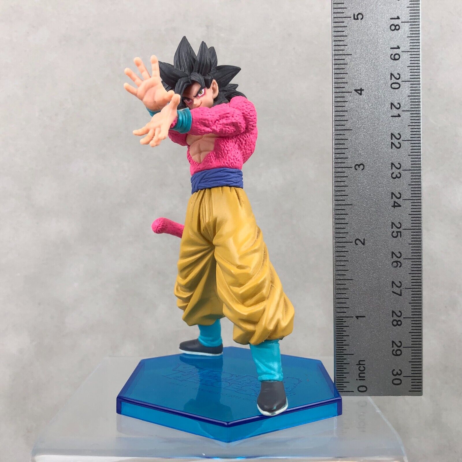 Anime Dragon Ball Z Super Saiyan 4 Goku Single Hand Blast Figure Statue Toy  Gift