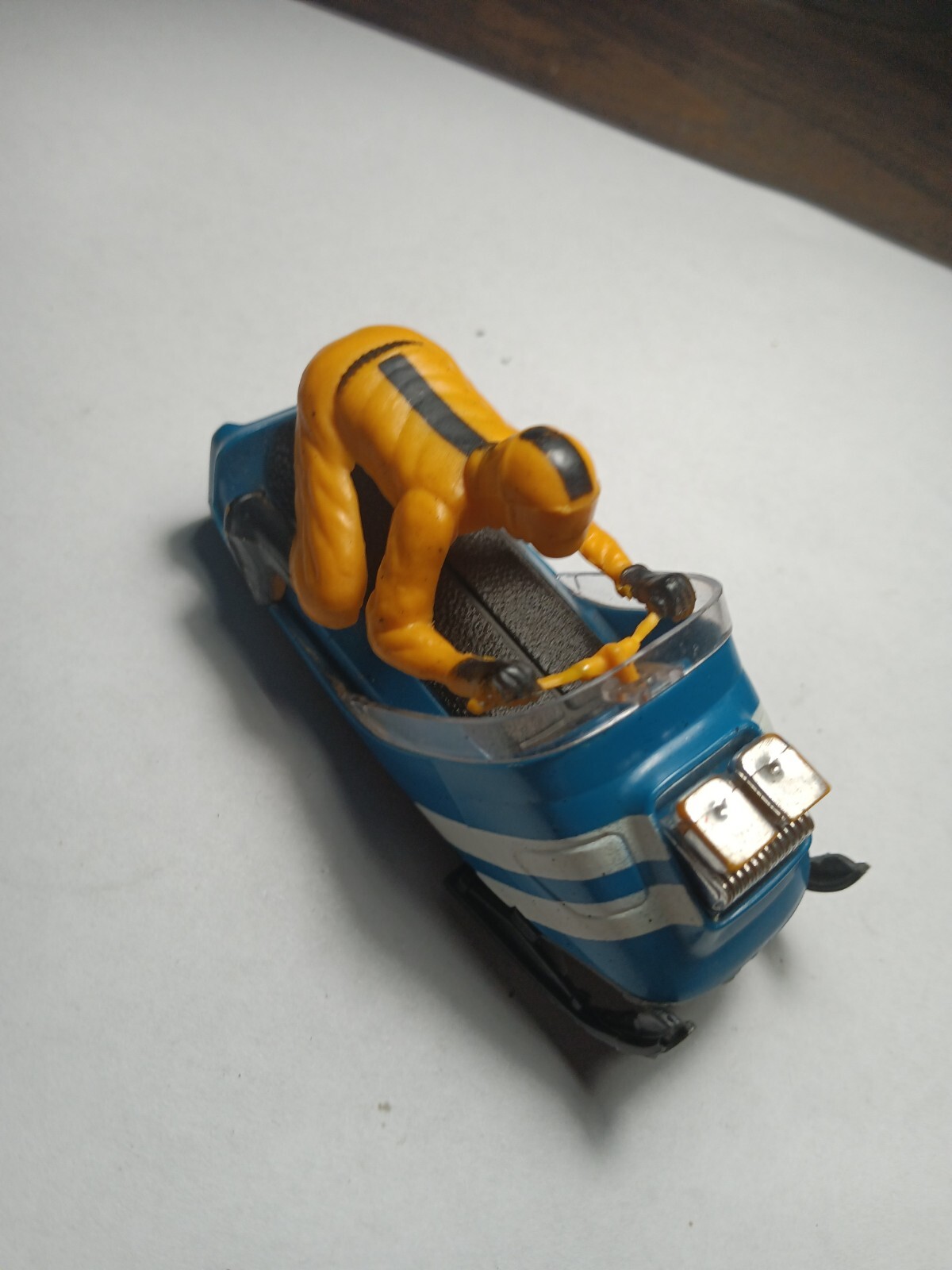 Vintage Aurora TJet Snowmobile Slot Car Blue W/ Butterscotch Rider Model... eBay