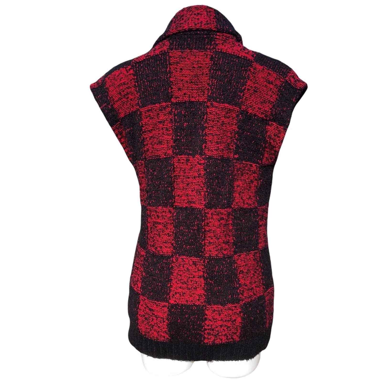 American Living Buffalo plaid knit 