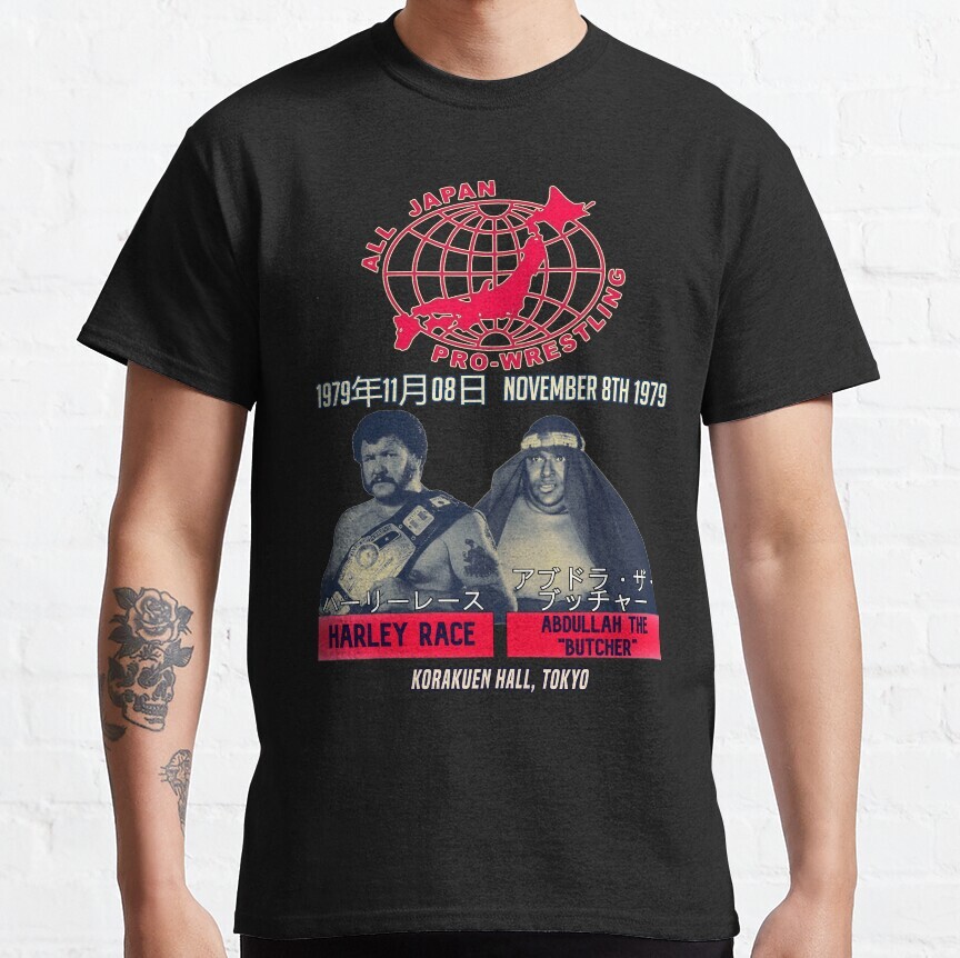 SALE HOT! Harley Race Vs Abdullah The Butcher Classic T-Shirt Size S-5XL, Best G