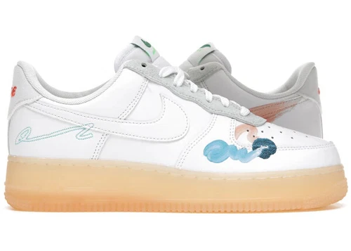 Größe 14M/15,5W - Nike Air Force 1 Flyleather Mayumi Yamase White DB3598-100 