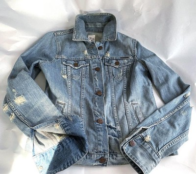 ★EZRA FITCH BLEACH CRASH DENIM JACKET★ ☆EZRA FITCH BLEACH CRASH DENIM JACKET☆